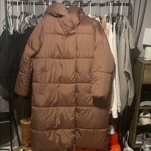 Old Navy Brown Puffer Jacket